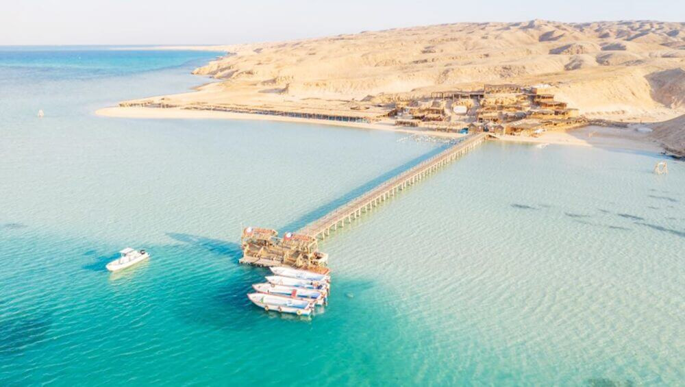 l'île d'Orange, en Égypte