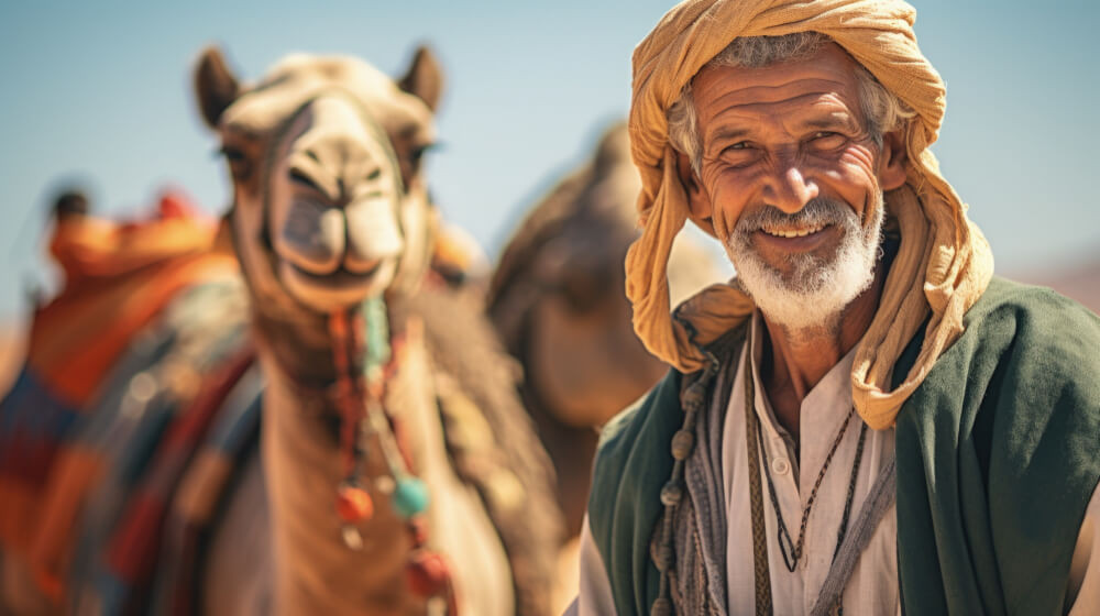 l'Égypte à dos de chameau